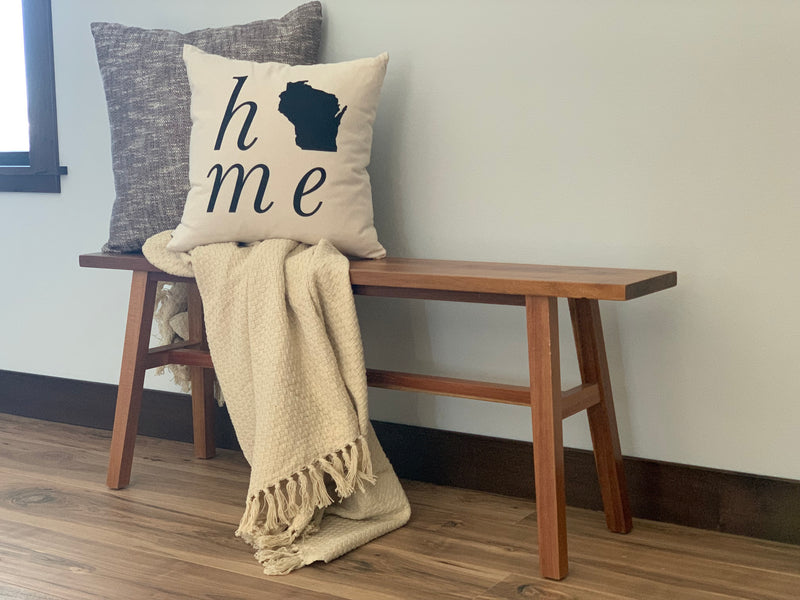 Wisconsin Home State Pillow