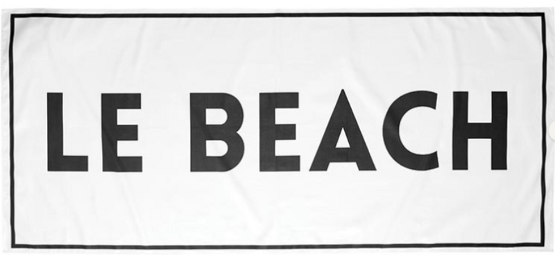 Le Beach Oversized Quick Dry Beach Towel